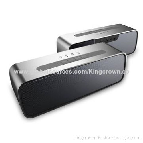 Bluetooth speaker with aluminum case TF card handsfree calling
